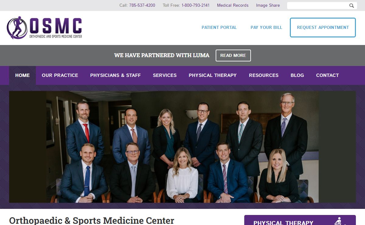 Orthopaedic and Sports Medicine Center | Sports Medicine, Physical Therapy, Arthroscopy | Manhattan, KS