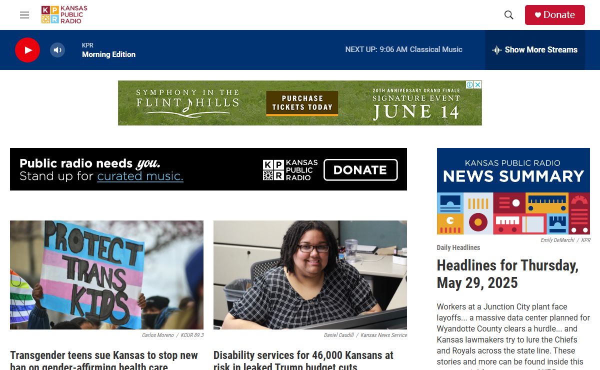 Kansas Public Radio - Homepage