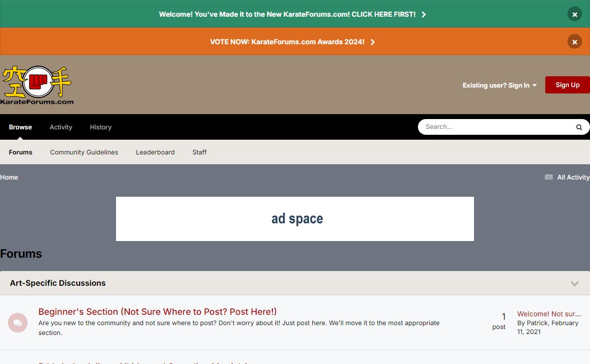 KarateForums.com - Karate and Martial Arts Discussion Forums