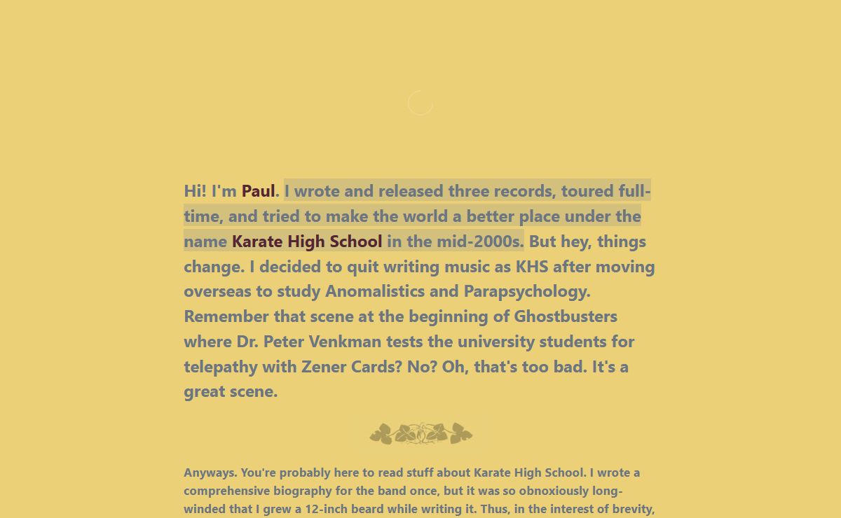 Karate High School | A Brief History of KHS Told Through Pictures & Text