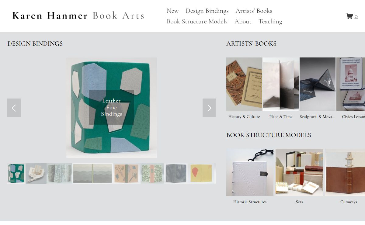 Karen Hanmer Book Arts