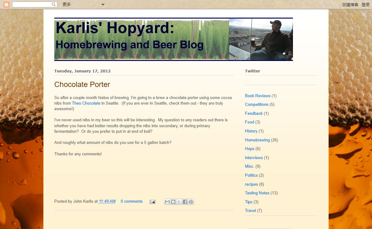 Karlis' Hopyard: Homebrewing and Beer Blog