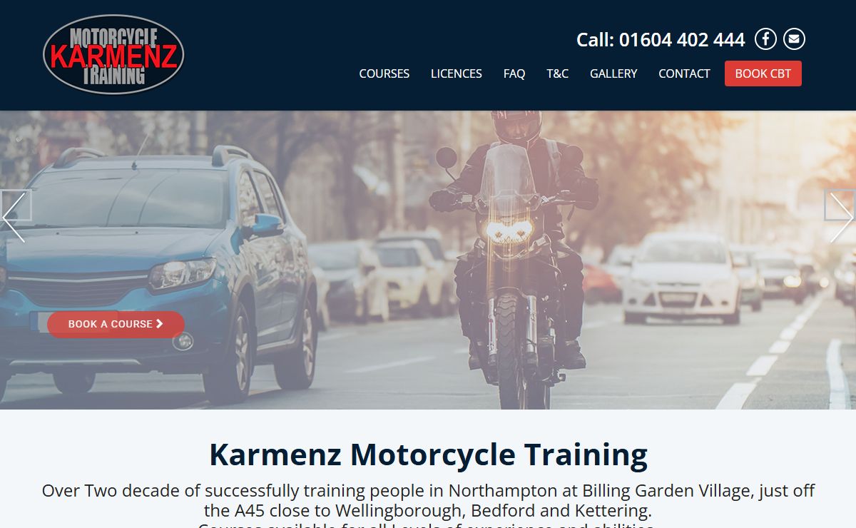 CBT, DAS & Advanced Mortorbike training Northampton, Wellingborough & Kettering