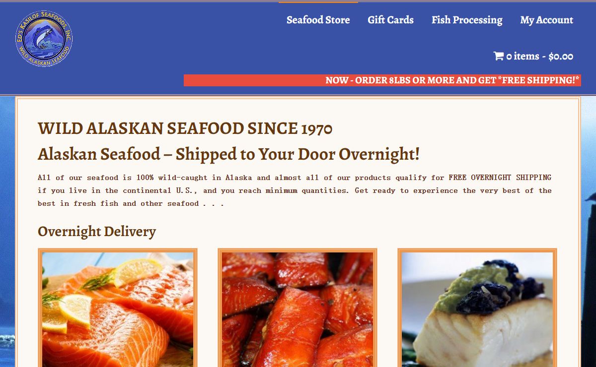 Wild Alaskan Seafood Since 1970 - Ed's Kasilof Seafoods