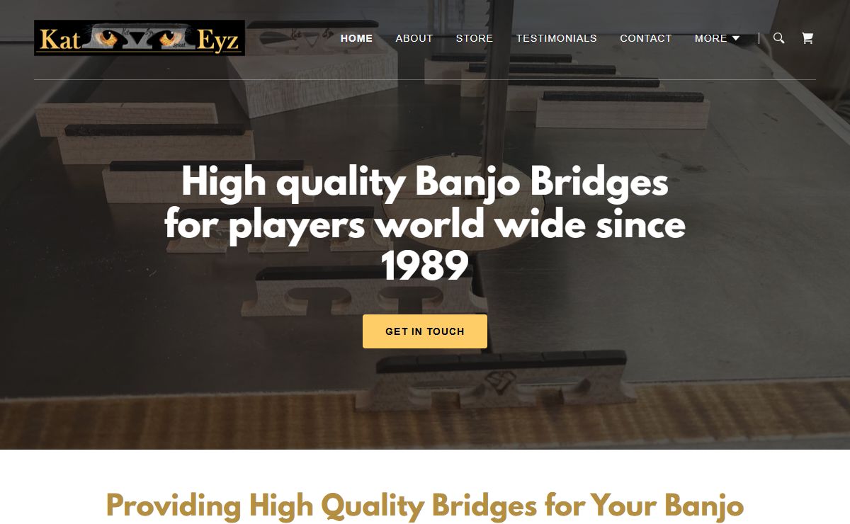 Kat Eyz Banjo Bridges