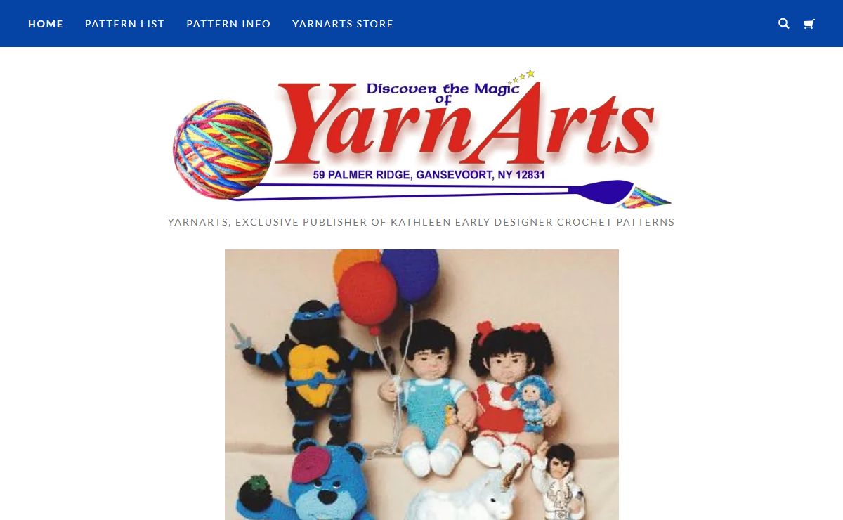Crochet Dolls, Toys - Kathleen Early Patterns