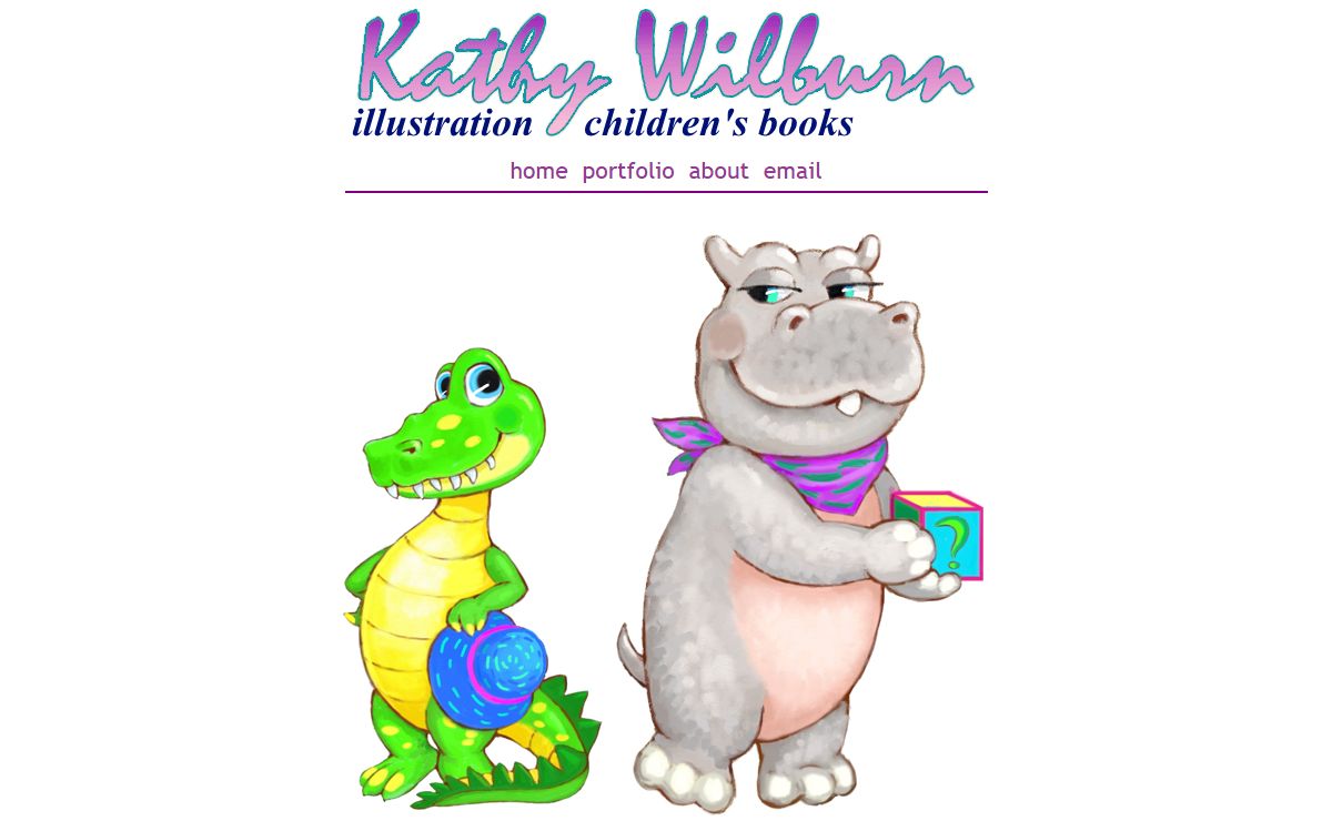Kathy Wilburn, artist of Children's Book and Greeting Card Illustrations