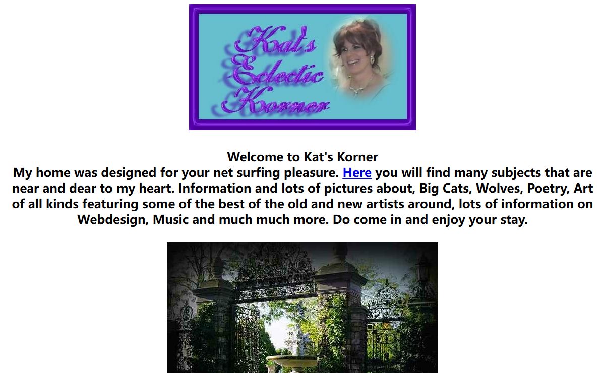 Kat's Eclectic Korner