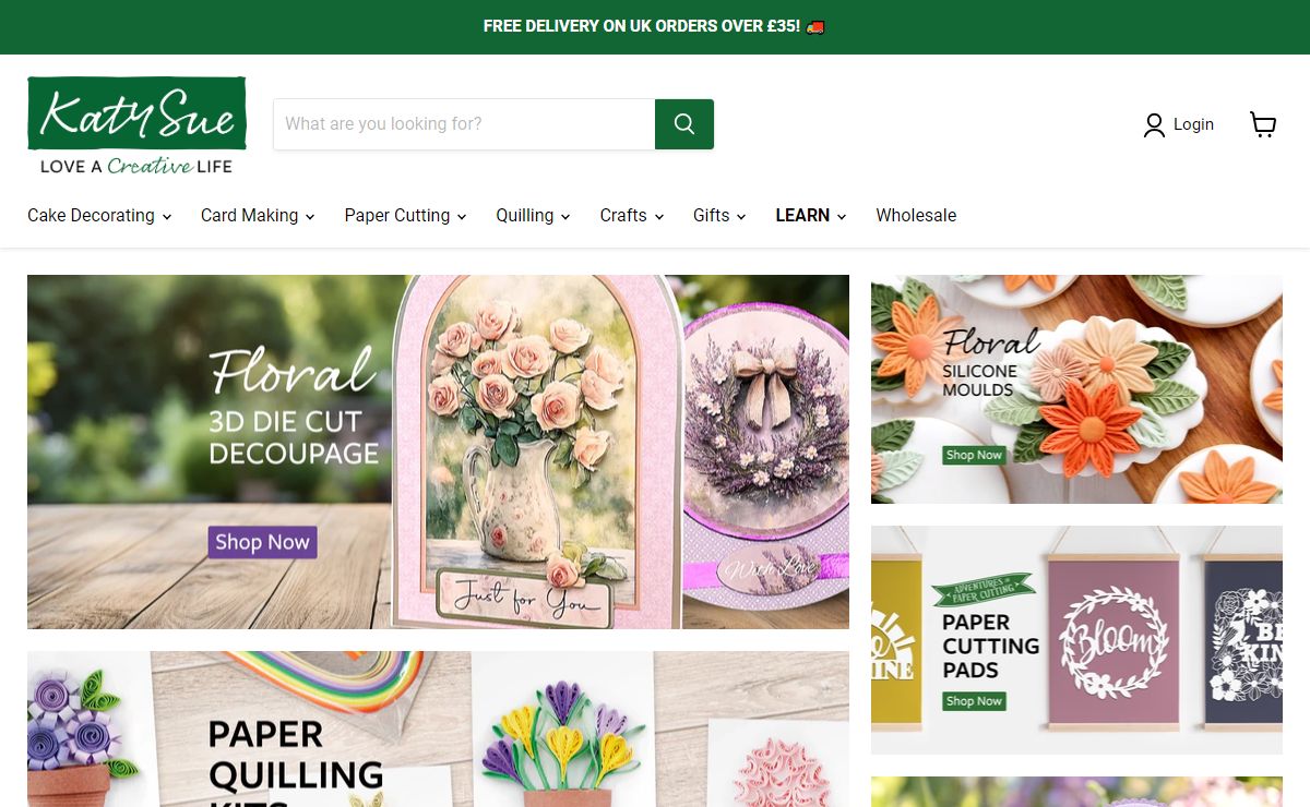 Katy Sue Designs | Cake Decorating, Card making and Craft Supplies