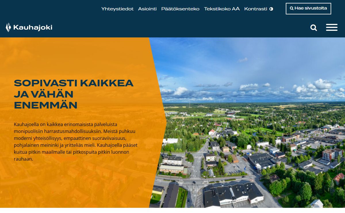 Kauhajoen kaupunki - Sopivasti kaikkea ja vielä enemmän