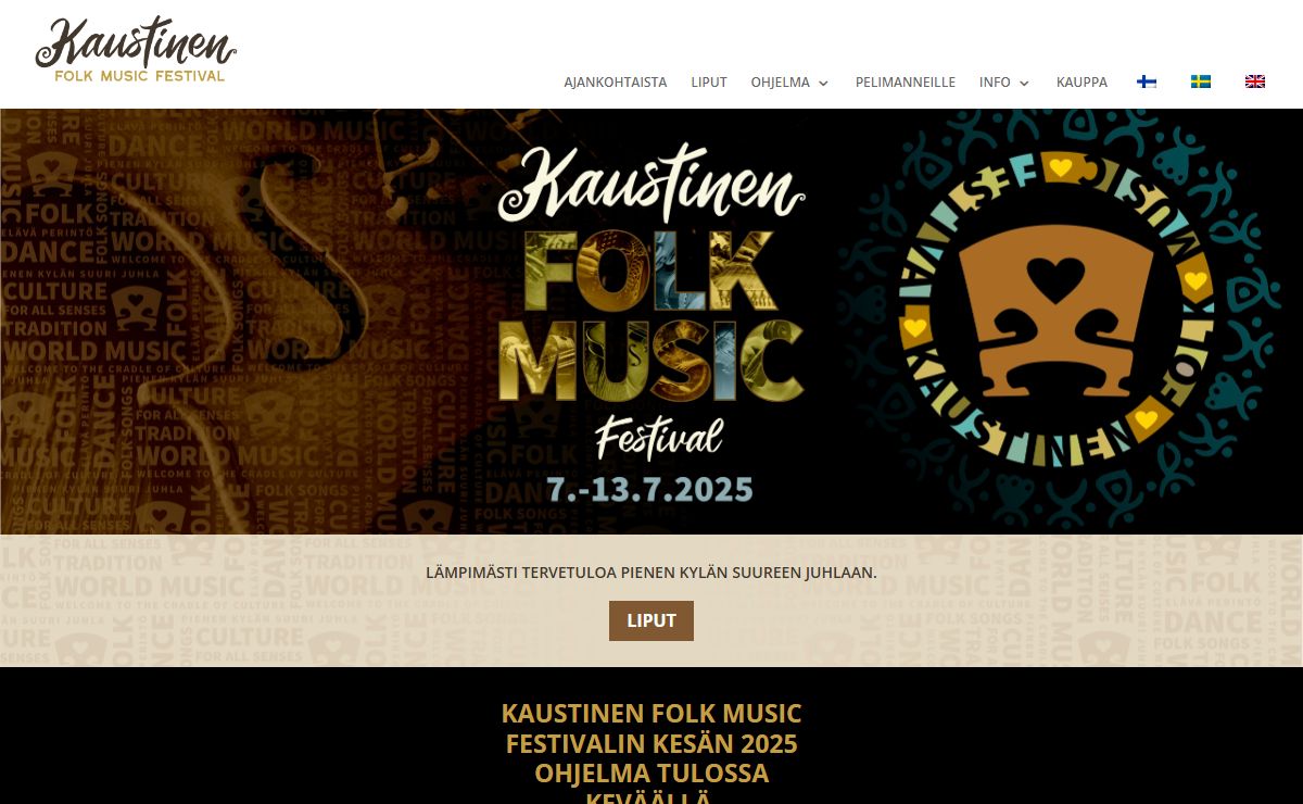 Kaustinen Folk Music Festival 2025 - Kaustinen Folk Music Festival