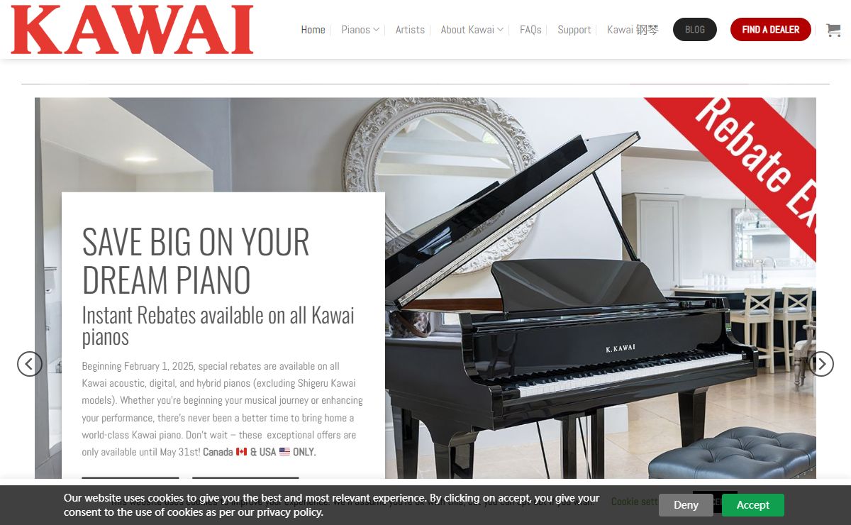 Kawai Pianos - Kawai America Corporation • Kawai Canada Music