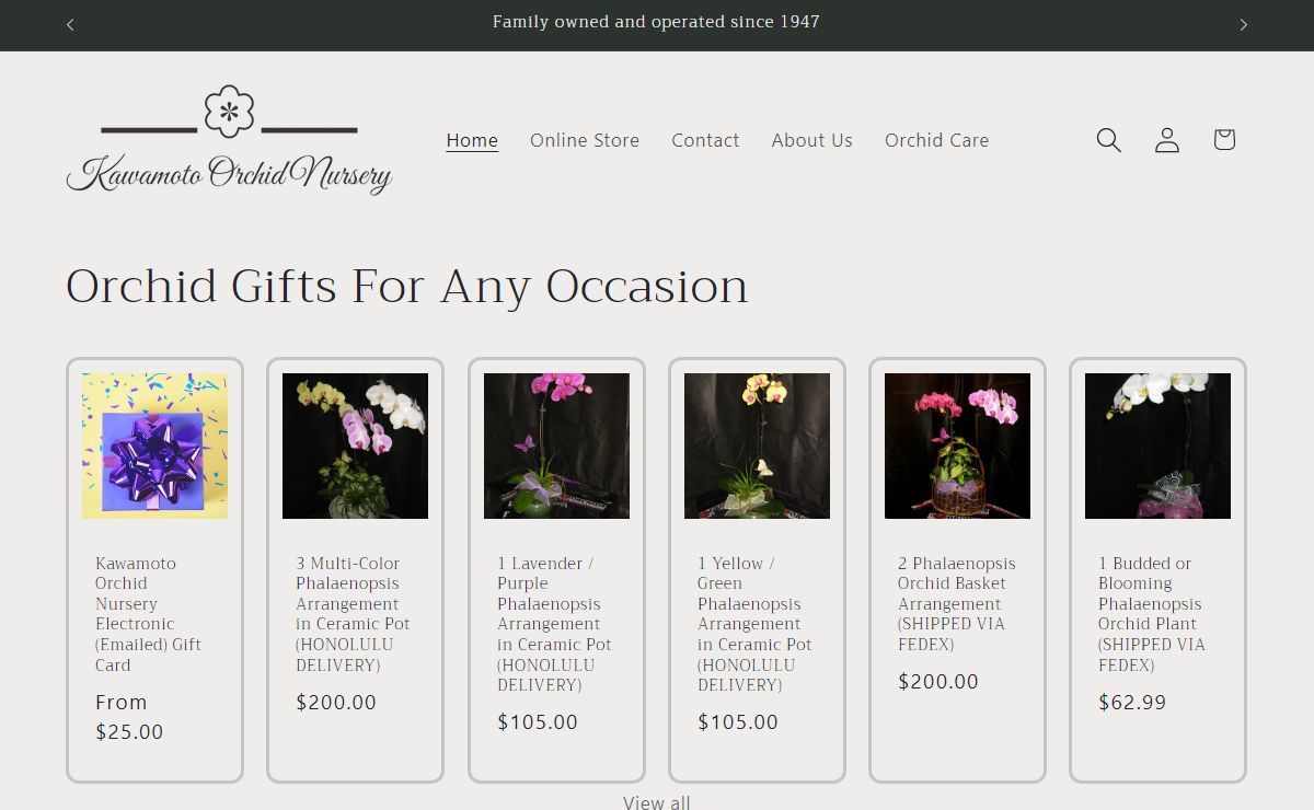 Kawamoto Orchid Nursery