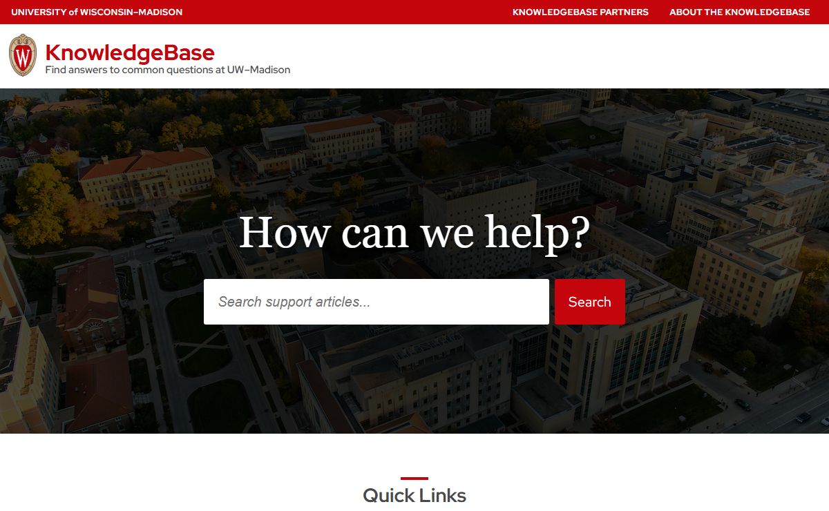 University of Wisconsin KnowledgeBase