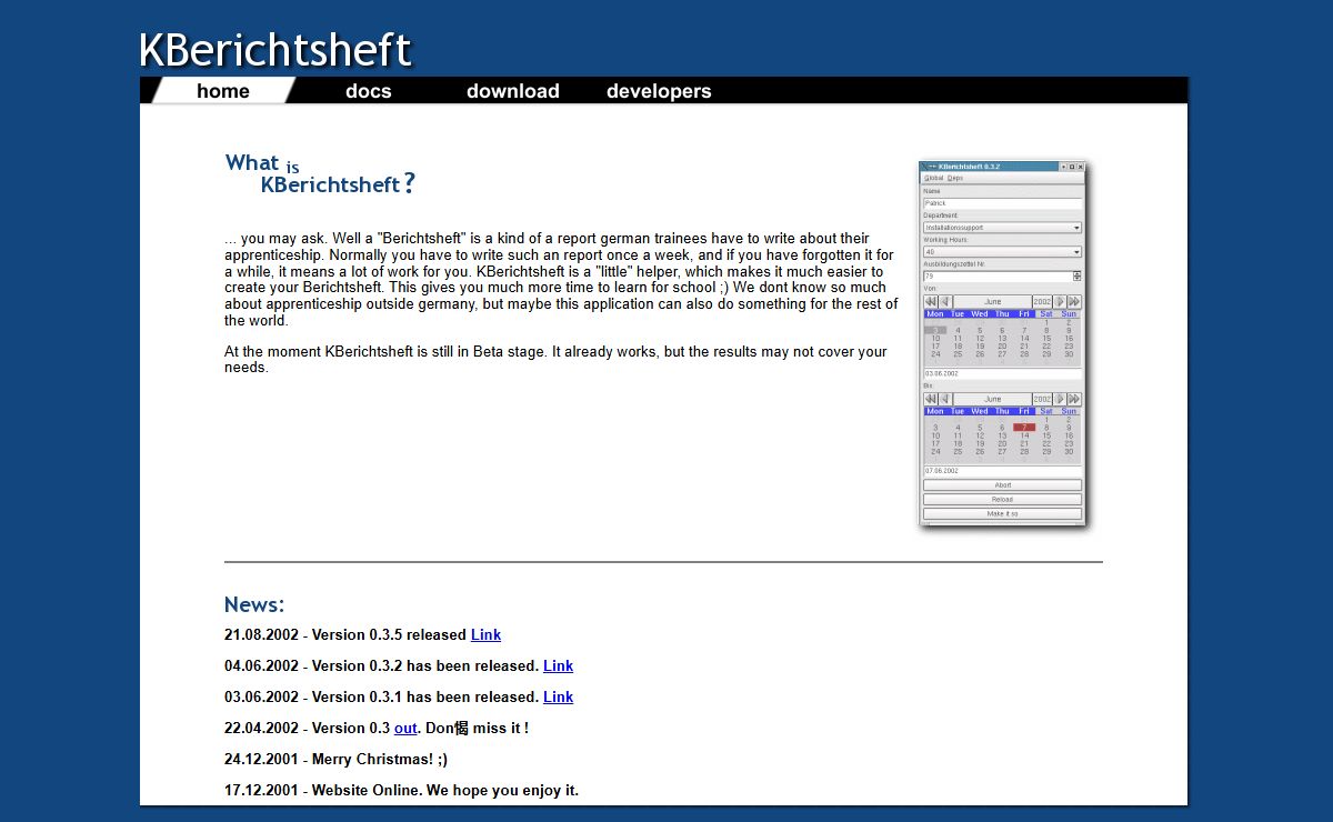 Introducing: KBerichtsheft