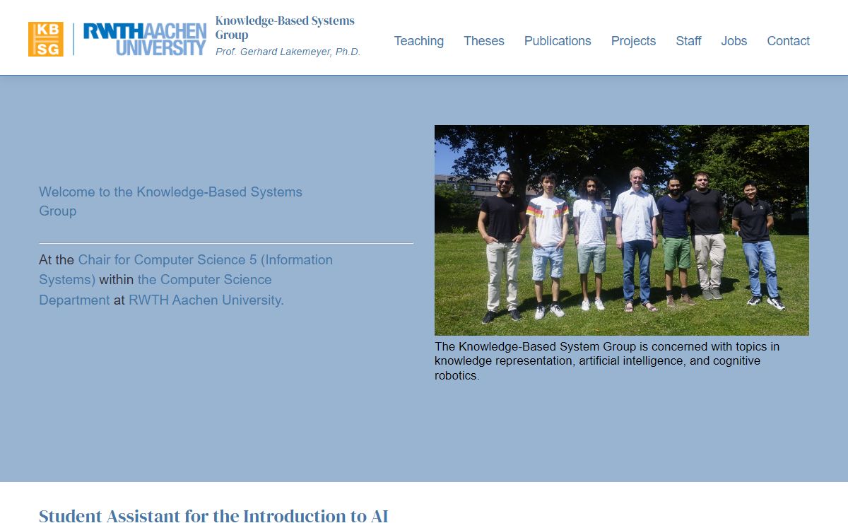 Knowledge-Based Systems Group