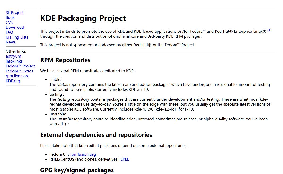 KDE Packaging Project