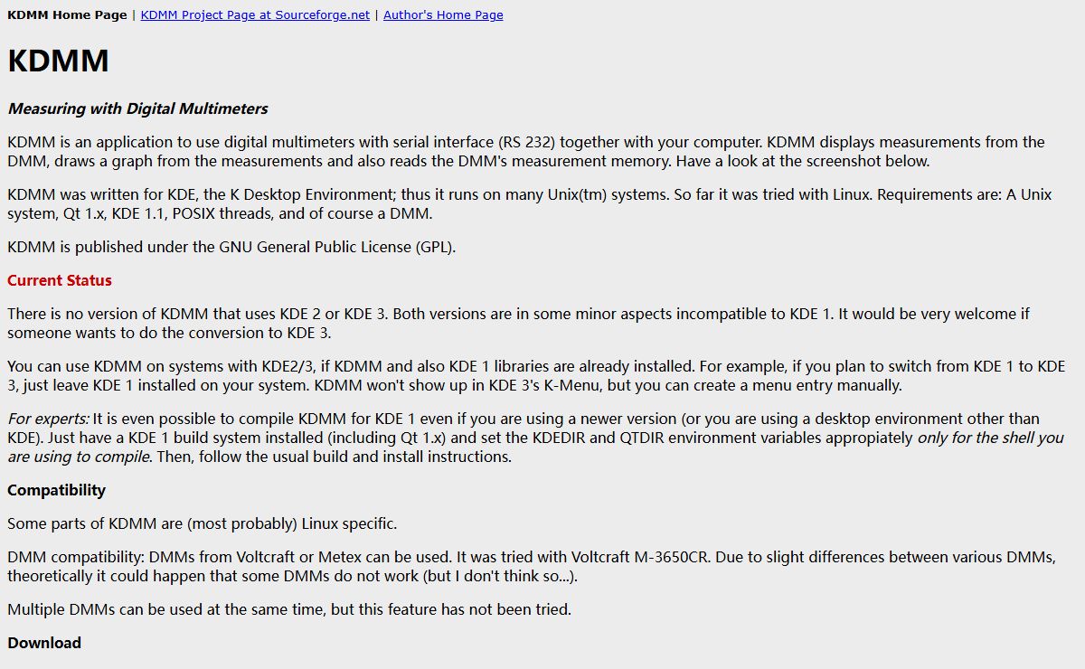 KDMM - Measuring with Digital Multimeters