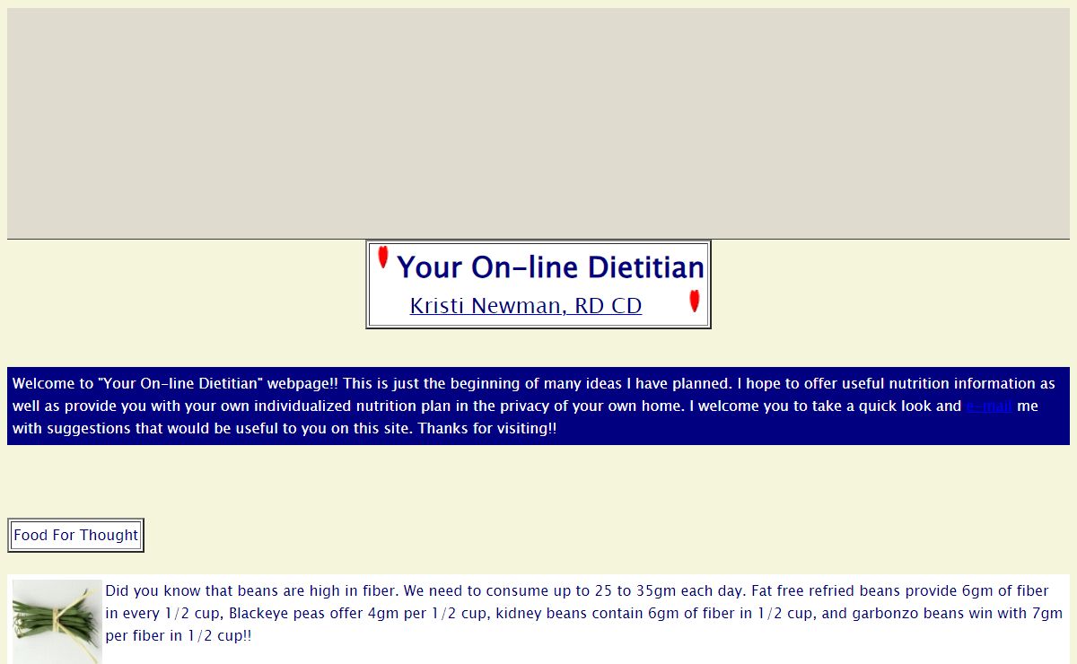 Nutrition Assessment On-line
