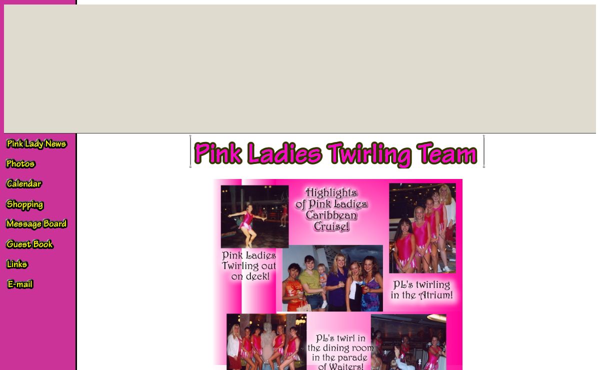 Pink Ladies Twirling Team