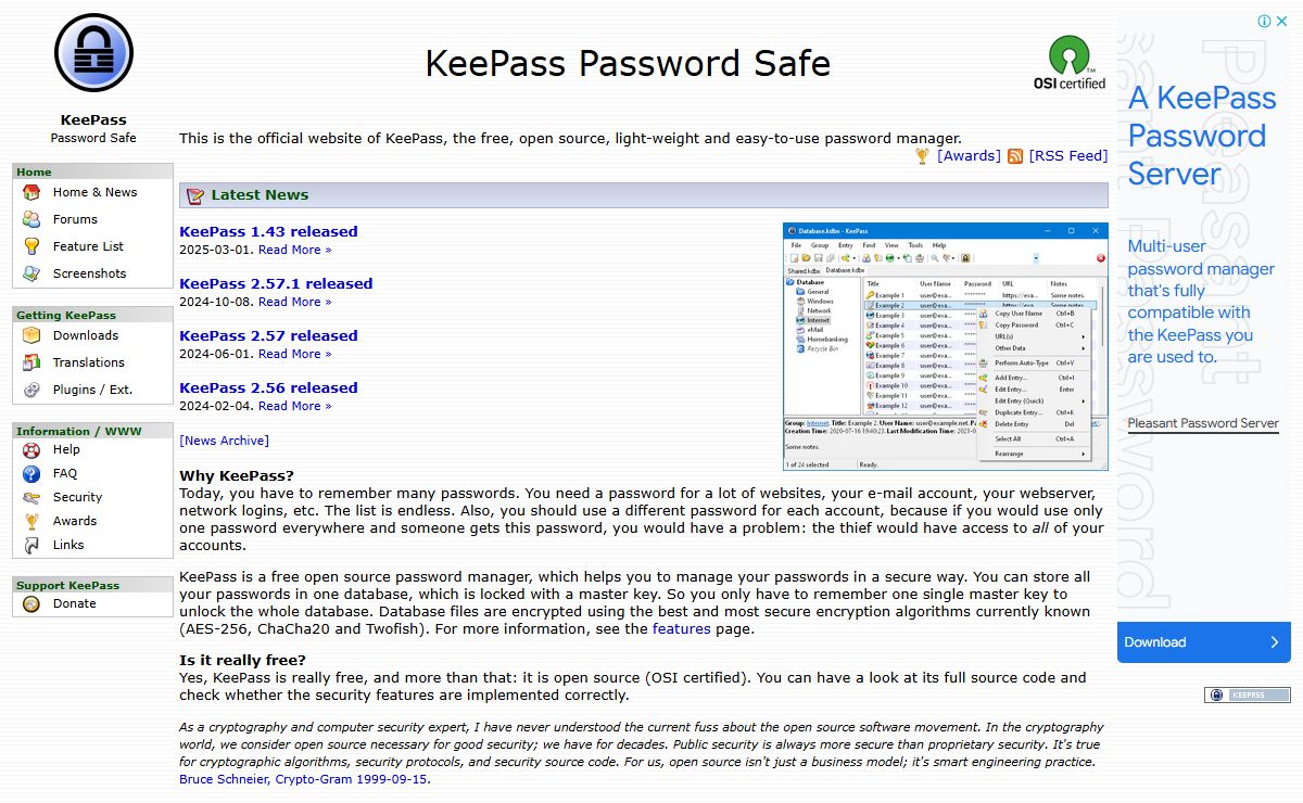KeePass Password Safe