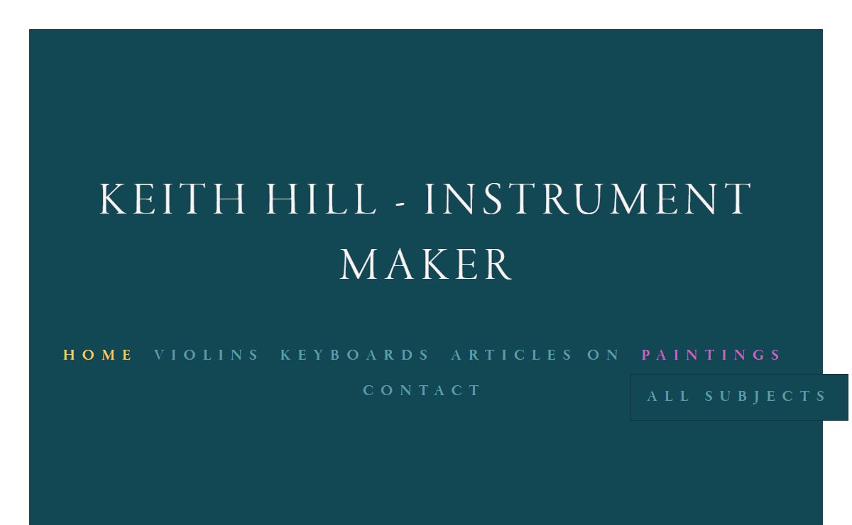 Keith Hill - Instrument Maker