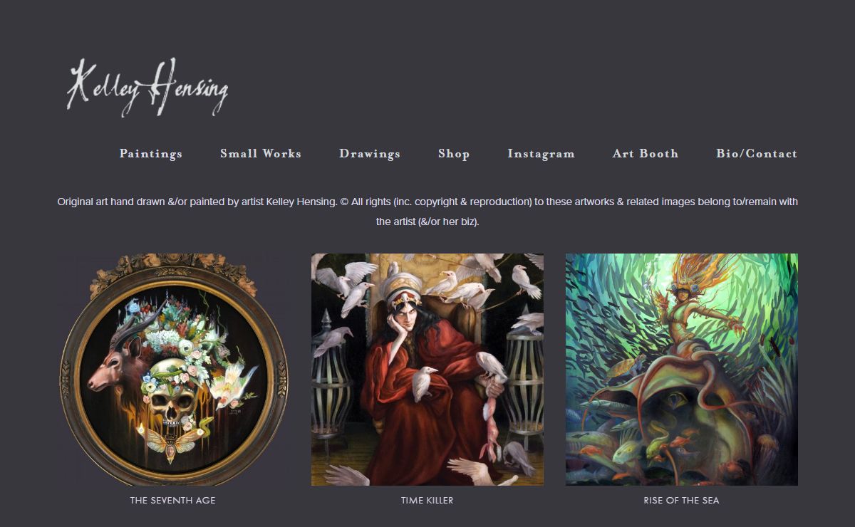 The Art of Kelley Hensing