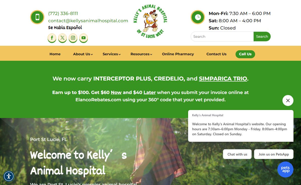 Best Veterinary Hospital In Port St Lucie, FL | Kelly's