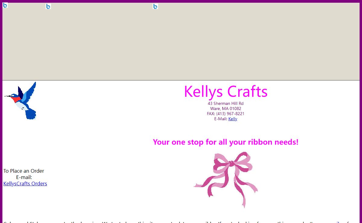 Ribbons and More from Kellys Crafts