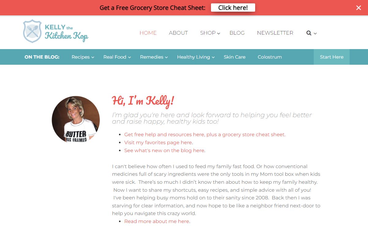 Kelly the Kitchen Kop - Real Food, Natural Living, Healthy Families - Kelly the Kitchen Kop