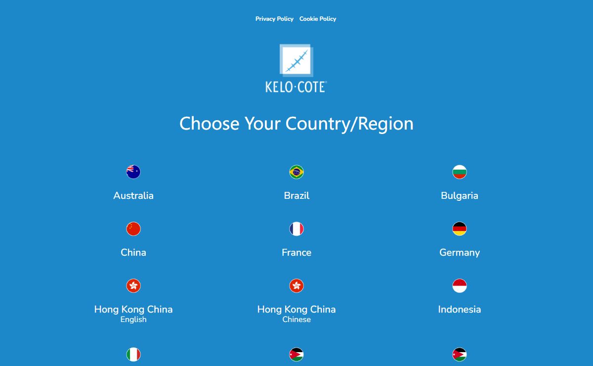 Country Selector - Alliance Kelo Cote