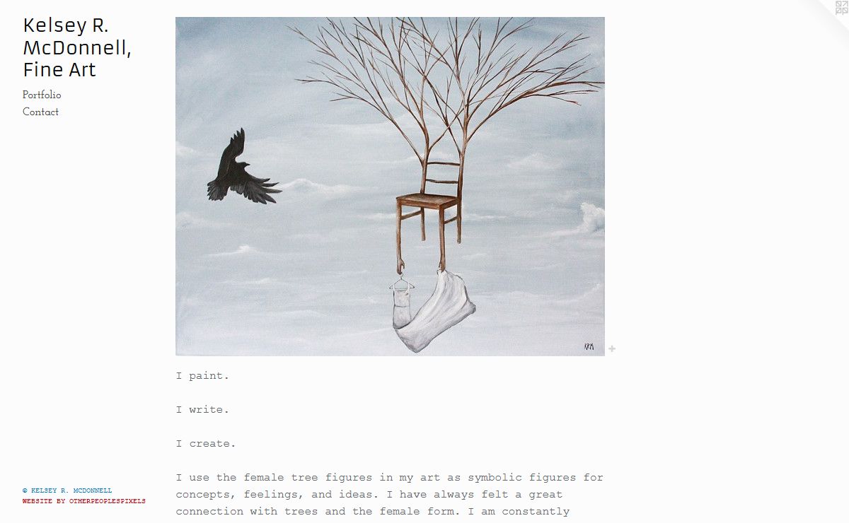 Kelsey R. McDonnell, Fine Art
