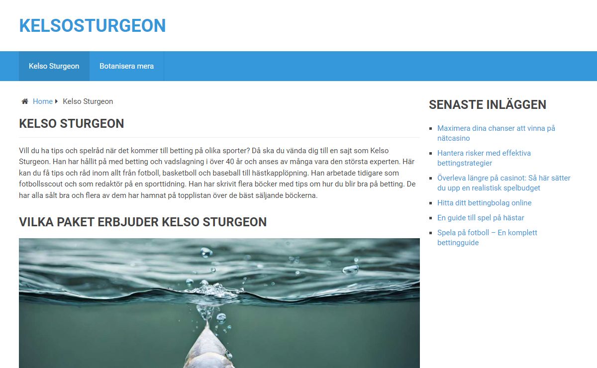 Kelsosturgeon