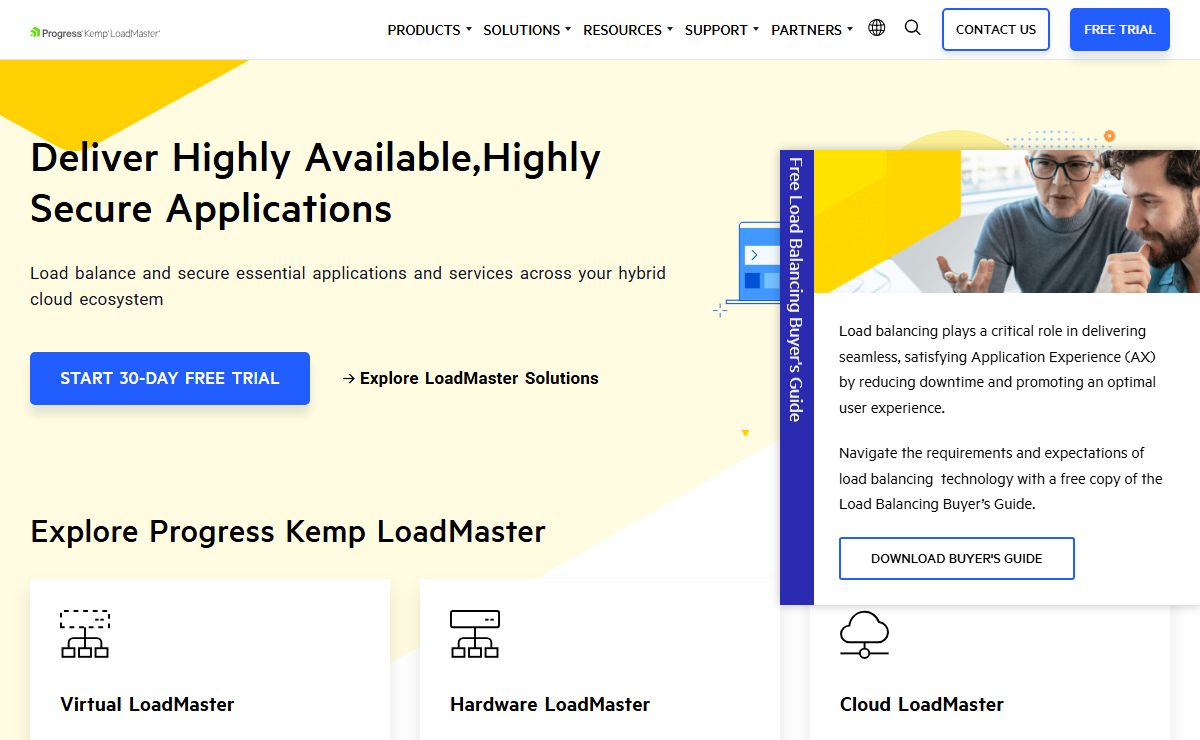 Load Balancer For Always-On Application Experience - Kemp