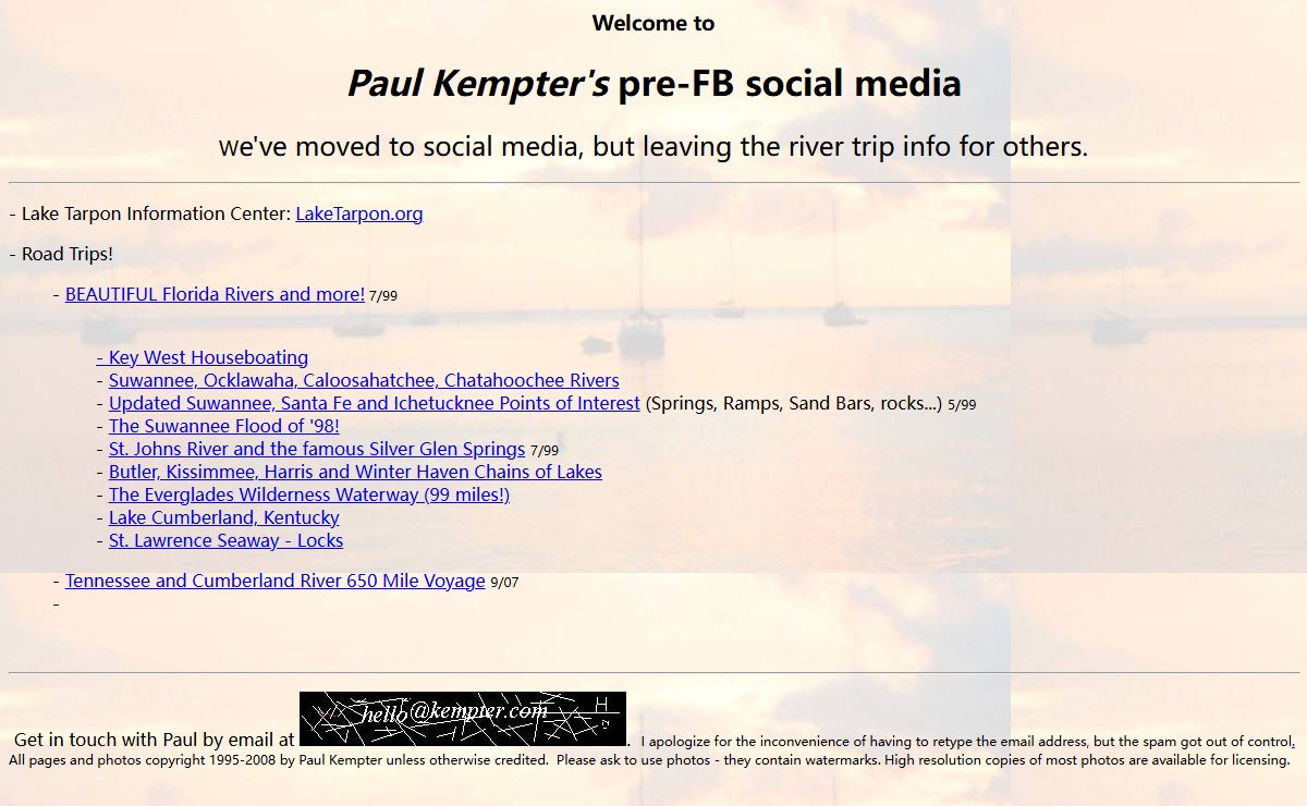 Paul Kempter's Home Page