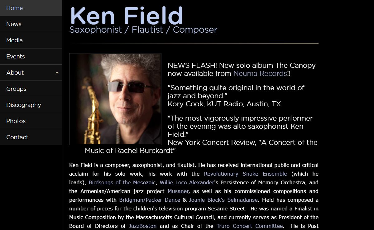 Ken Field - Official Website