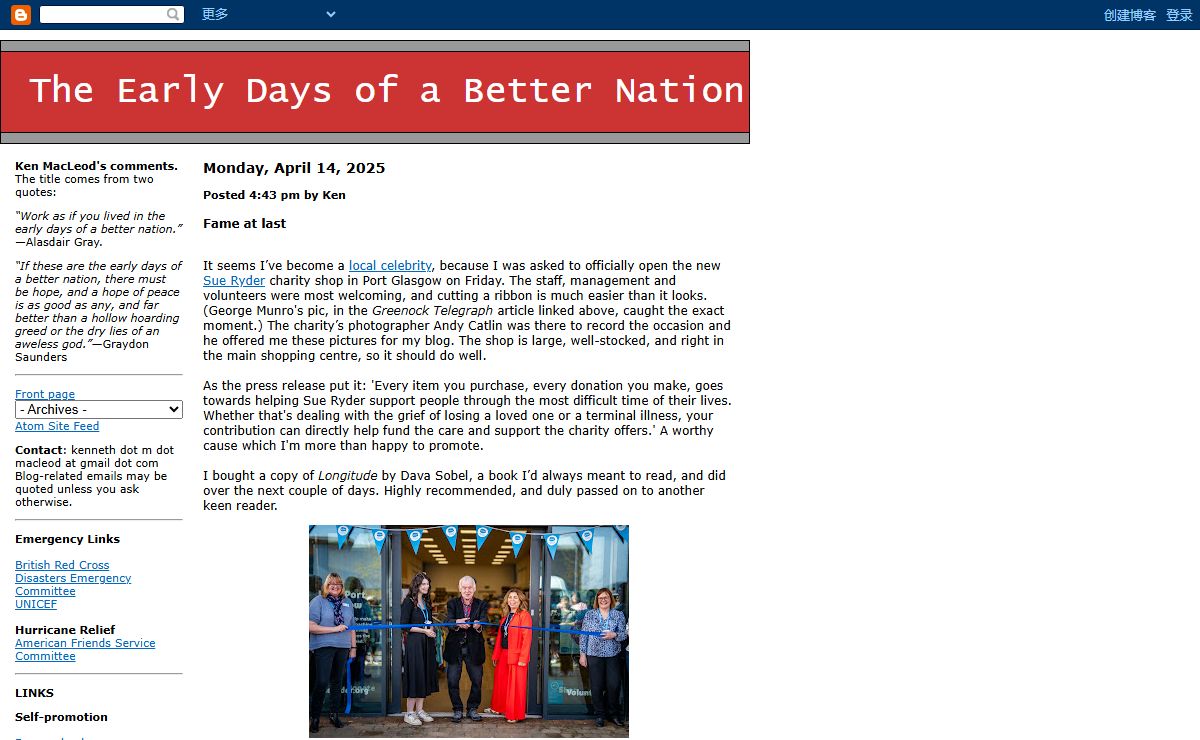 The Early Days of a Better Nation