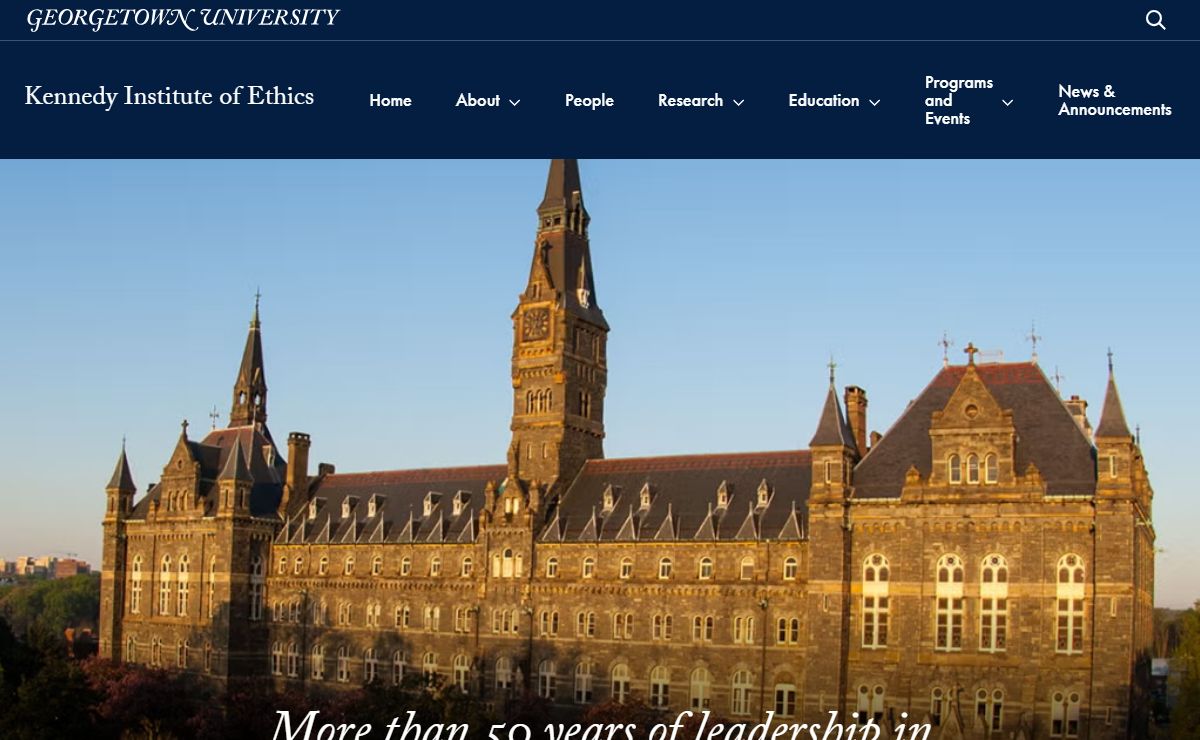 Kennedy Institute of Ethics | Georgetown University