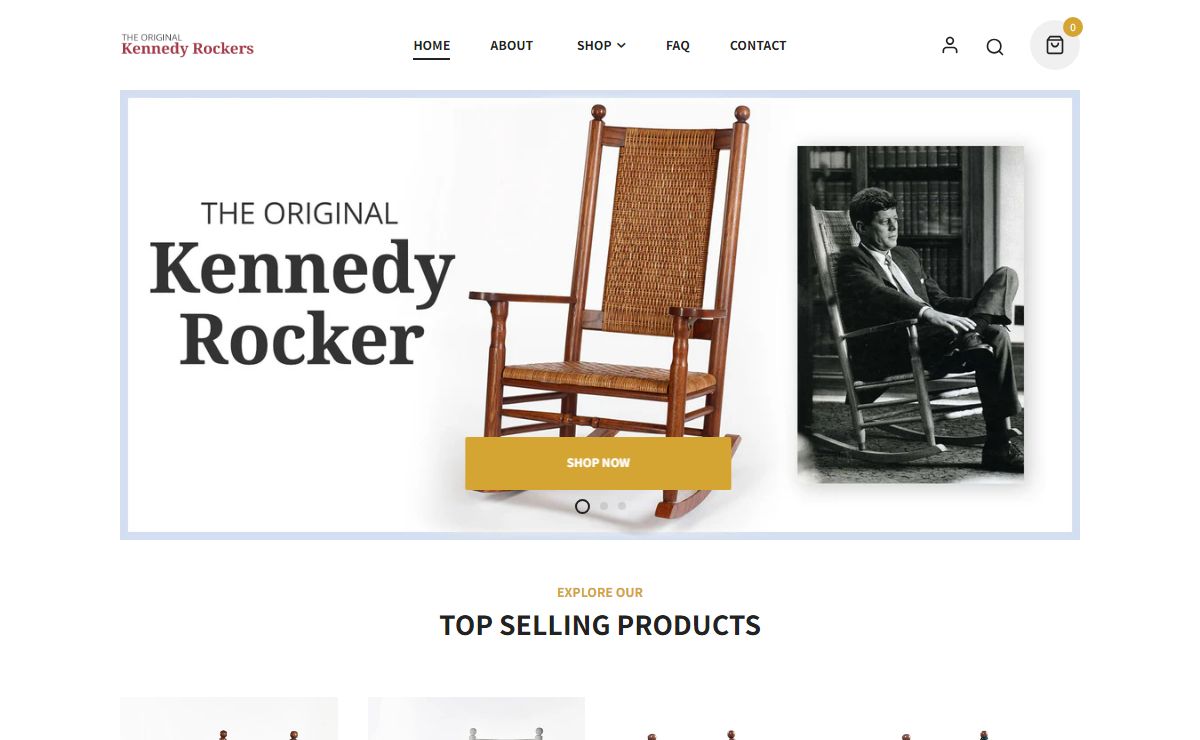 The Authentic Presidential Kennedy Rocker and Cushions – Kennedy Rockers