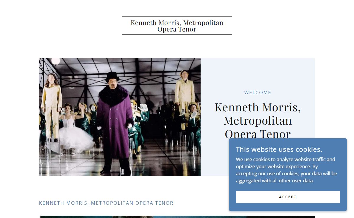 Kenneth Morris, Metropolitan Opera Tenor