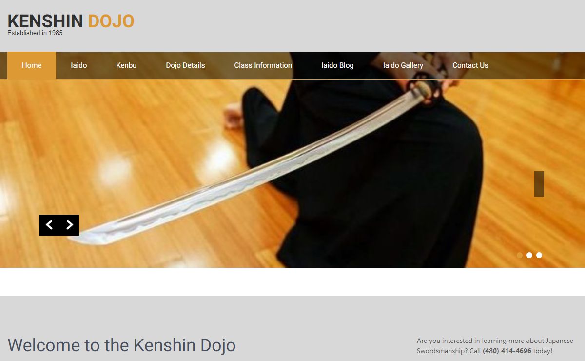 Kenshin Dojo – Established in 1985