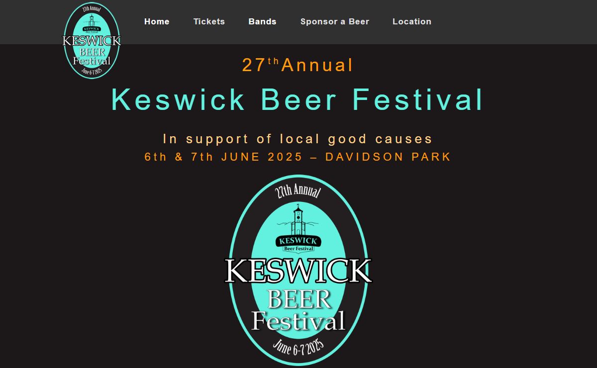 Keswick Beer Festival 2025 | Twenty Seventh Anniversary Beer and Fun Festival
