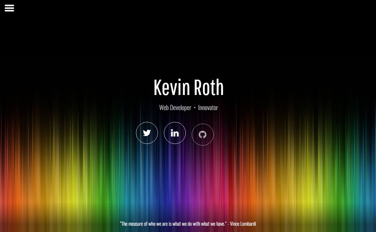 Kevin Roth - Web Developer