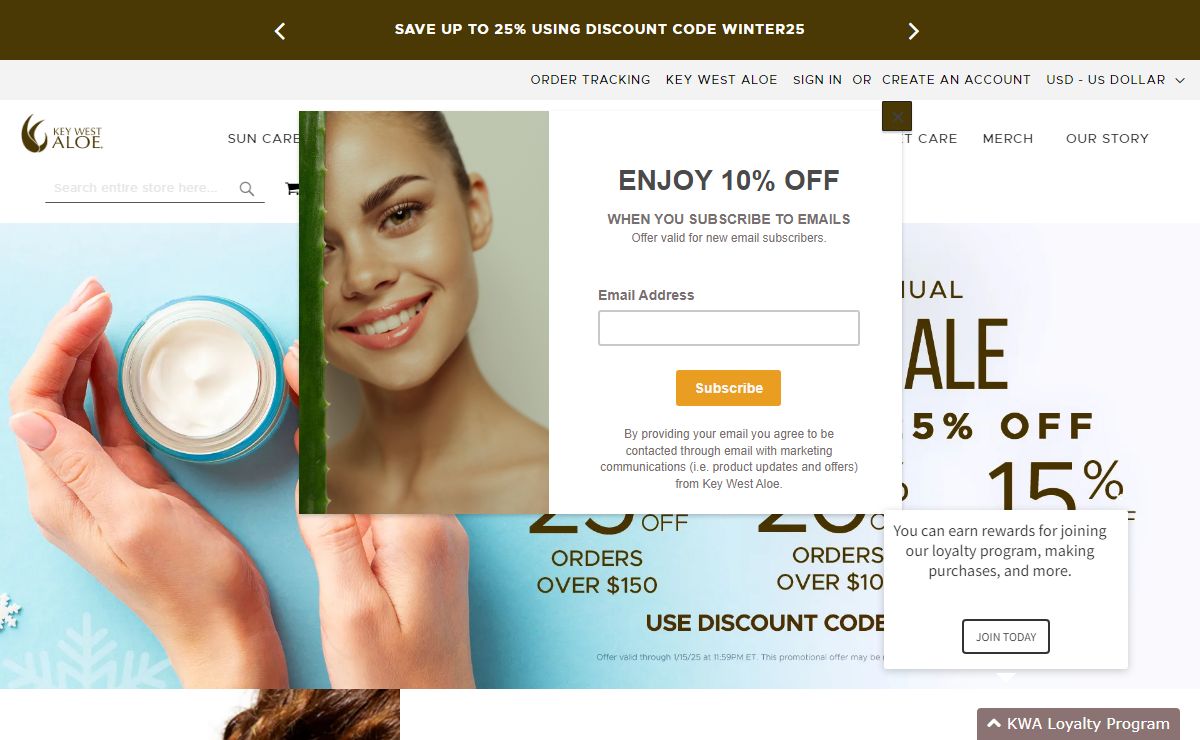 Key West Aloe - Homepage