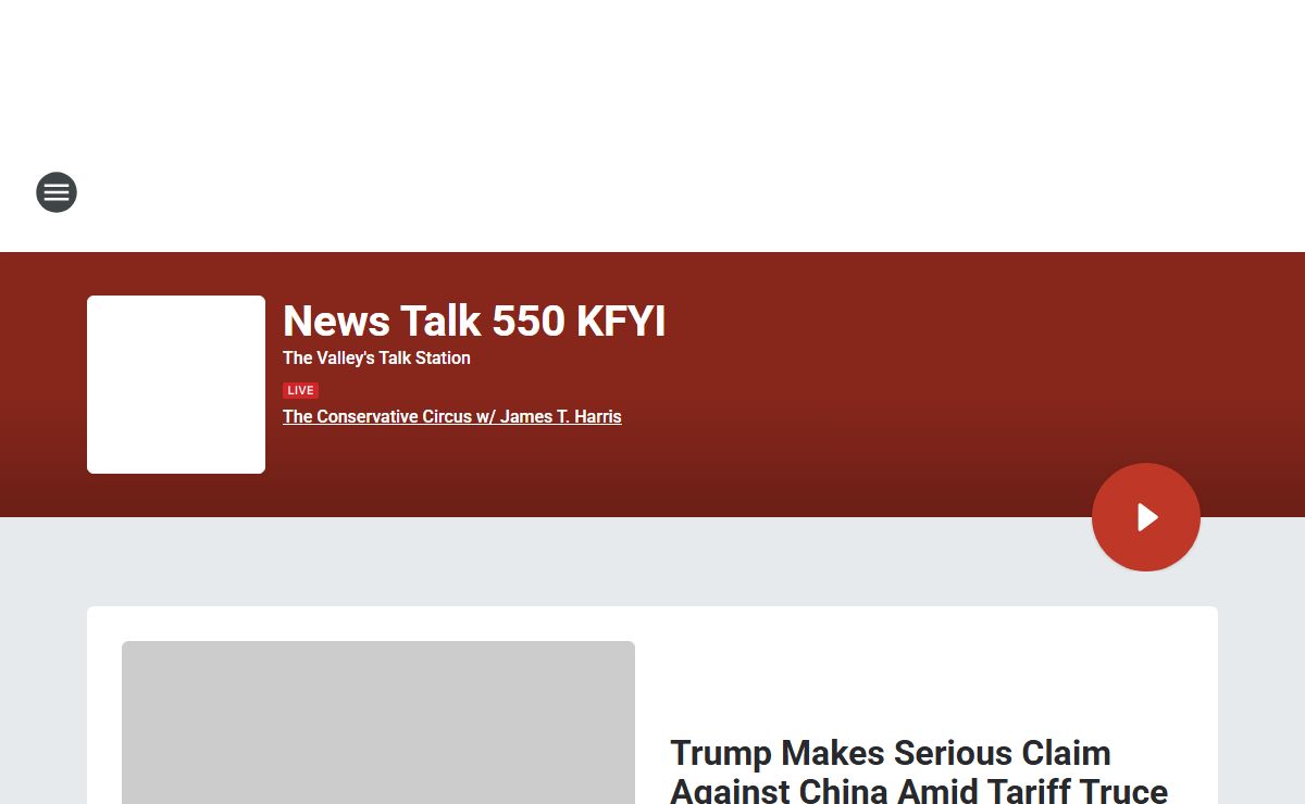 News Talk 550 KFYI - The Valley's Talk Station