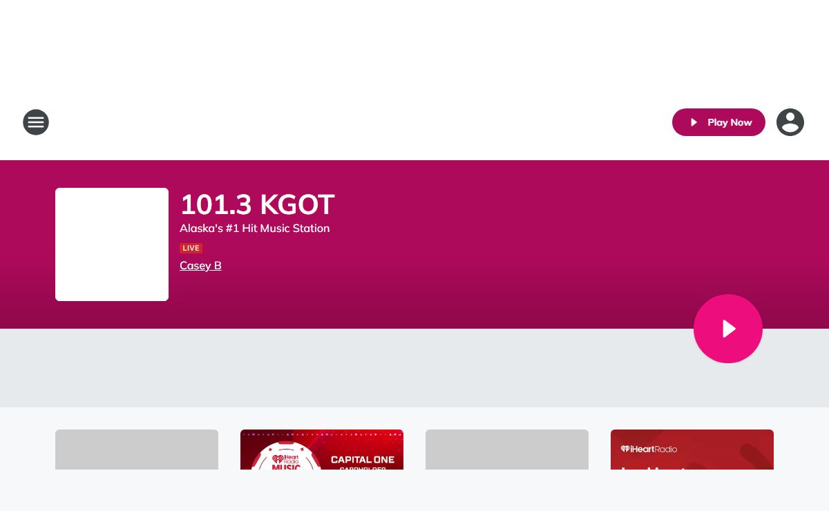 101.3 KGOT - Alaska's #1 Hit Music Station