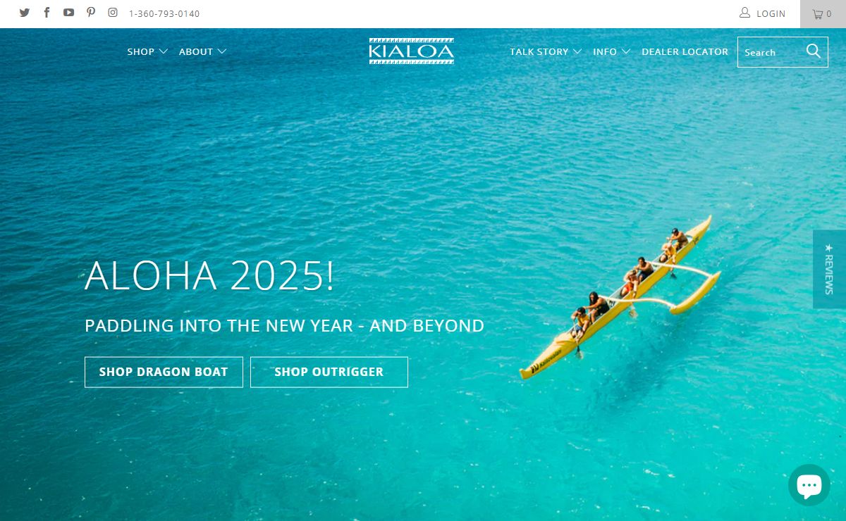 KIALOA | Outrigger Paddles, SUP, Paddleboards, Kayak, & Canoe