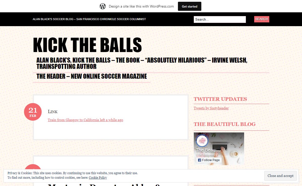 KICK THE BALLS | Alan Black's Soccer Blog – San Francisco Chronicle Soccer Columnist