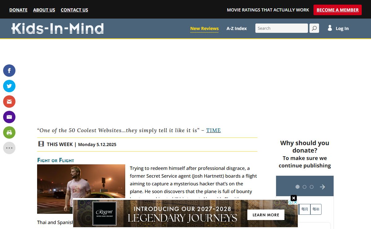Kids-In-Mind.com | Parents' Movie Guide, Ratings and Reviews