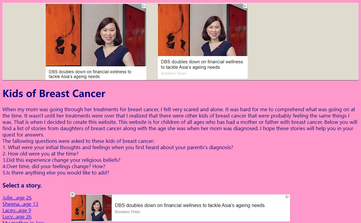 Kids of Breast Cancer